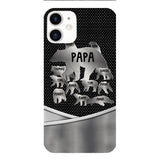 Personalized Papa Bear Phonecase Father's Day Gifts