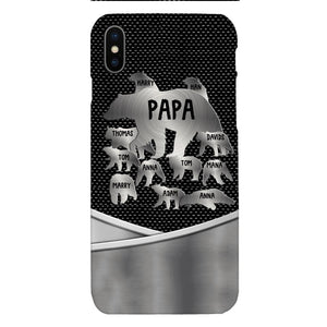 Personalized Papa Bear Phonecase Father's Day Gifts