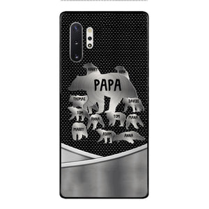 Personalized Papa Bear Phonecase Father's Day Gifts