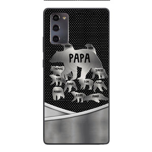 Personalized Papa Bear Phonecase Father's Day Gifts