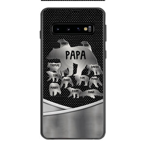 Personalized Papa Bear Phonecase Father's Day Gifts