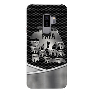 Personalized Papa Bear Phonecase Father's Day Gifts