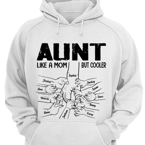 Personalized Aunt Like a Mom But Cooler Tshirt QTVQ1804