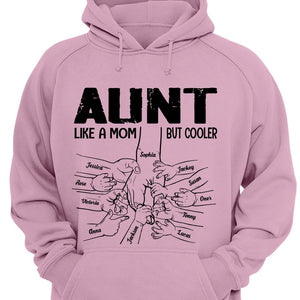 Personalized Aunt Like a Mom But Cooler Tshirt QTVQ1804