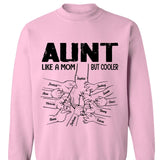 Personalized Aunt Like a Mom But Cooler Tshirt QTVQ1804