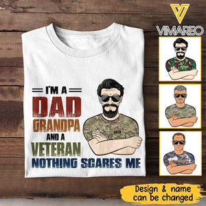 Personalized Dad Grandpa And A British Veterans Tshirt Printed 22APR-LN20