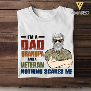 Personalized Dad Grandpa And A British Veterans Tshirt Printed 22APR-LN20