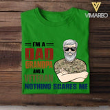 Personalized Dad Grandpa And A British Veterans Tshirt Printed 22APR-LN20