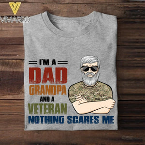 Personalized Dad Grandpa And A British Veterans Tshirt Printed 22APR-LN20