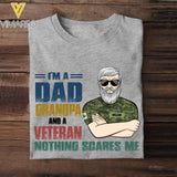 Personalized Dad Grandpa And A Canadian Veterans Tshirt Printed 22APR-LN20