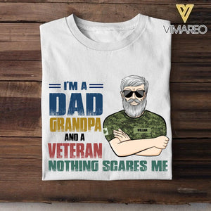 Personalized Dad Grandpa And A Canadian Veterans Tshirt Printed 22APR-LN20