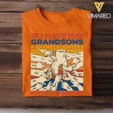 Personalized Grandson & Granddaughter For Grandpa Grandma Shirt