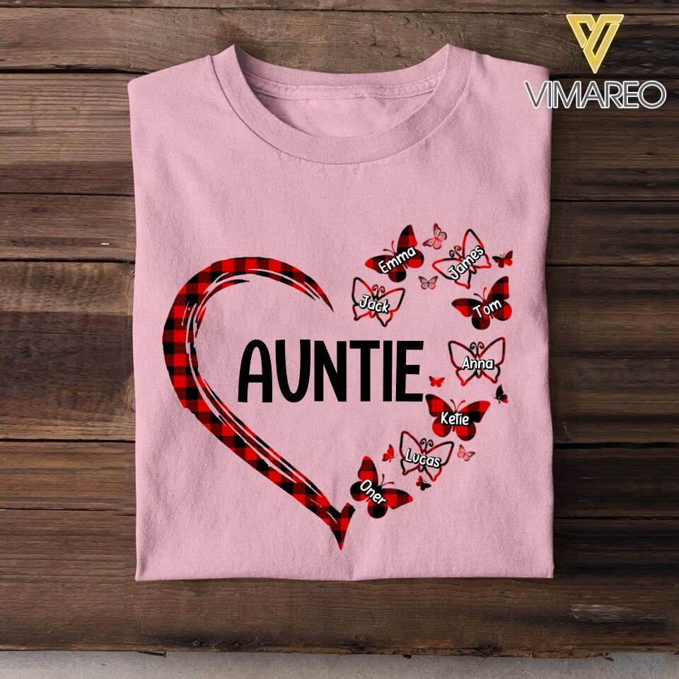 Personalized Auntie Kid Tshirt Printed 22APR-HQ23