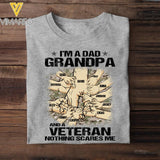 PERSONALIZED I'M A DAD GRANDPA AND A US VETERAN WITH KID NAME TSHIRT QTVQ2304