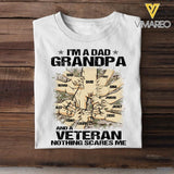 PERSONALIZED I'M A DAD GRANDPA AND A US VETERAN WITH KID NAME TSHIRT QTVQ2304