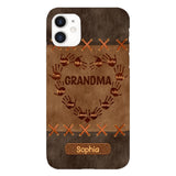 Personalized Grandma Kid Phone Case Printed 22APR-LN28