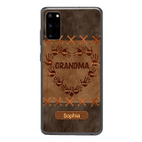 Personalized Grandma Kid Phone Case Printed 22APR-LN28