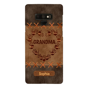 Personalized Grandma Kid Phone Case Printed 22APR-LN28