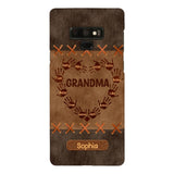 Personalized Grandma Kid Phone Case Printed 22APR-LN28