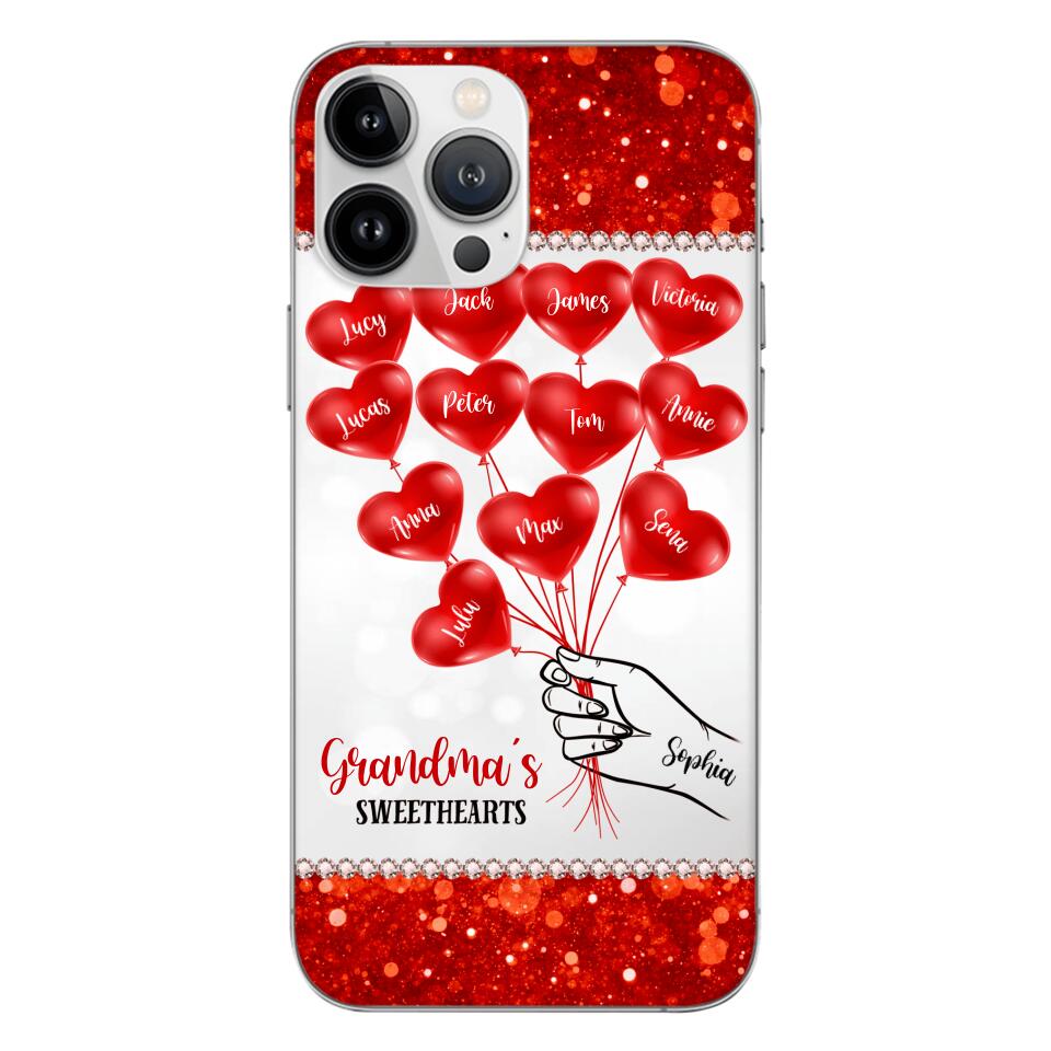 PERSONALIZED GRANDMA'S SWEETHEARTS PHONCASE QTDT2904