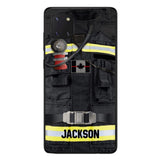 DH Personalized Canadian Firefighter Phone Case Printed DT045