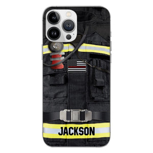 DH Personalized U.S Firefighter Phone Case Printed DT045