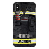 DH Personalized U.S Firefighter Phone Case Printed DT045