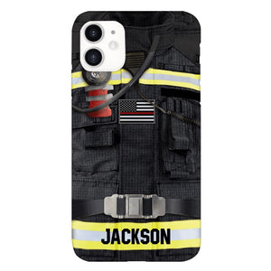 DH Personalized U.S Firefighter Phone Case Printed DT045