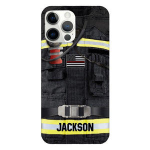 DH Personalized U.S Firefighter Phone Case Printed DT045