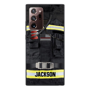 DH Personalized U.S Firefighter Phone Case Printed DT045