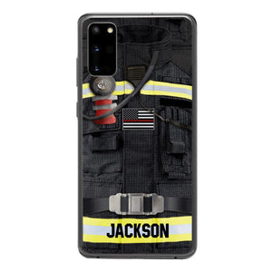 DH Personalized U.S Firefighter Phone Case Printed DT045