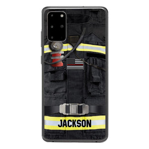 DH Personalized U.S Firefighter Phone Case Printed DT045