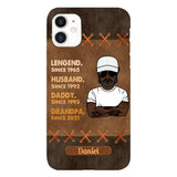 Personalized Legend. Husband. Daddy. Grandpa. Phone Case Printed 22MAY-HC05