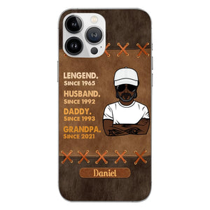 Personalized Legend. Husband. Daddy. Grandpa. Phone Case Printed 22MAY-HC05