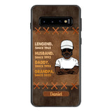 Personalized Legend. Husband. Daddy. Grandpa. Phone Case Printed 22MAY-HC05