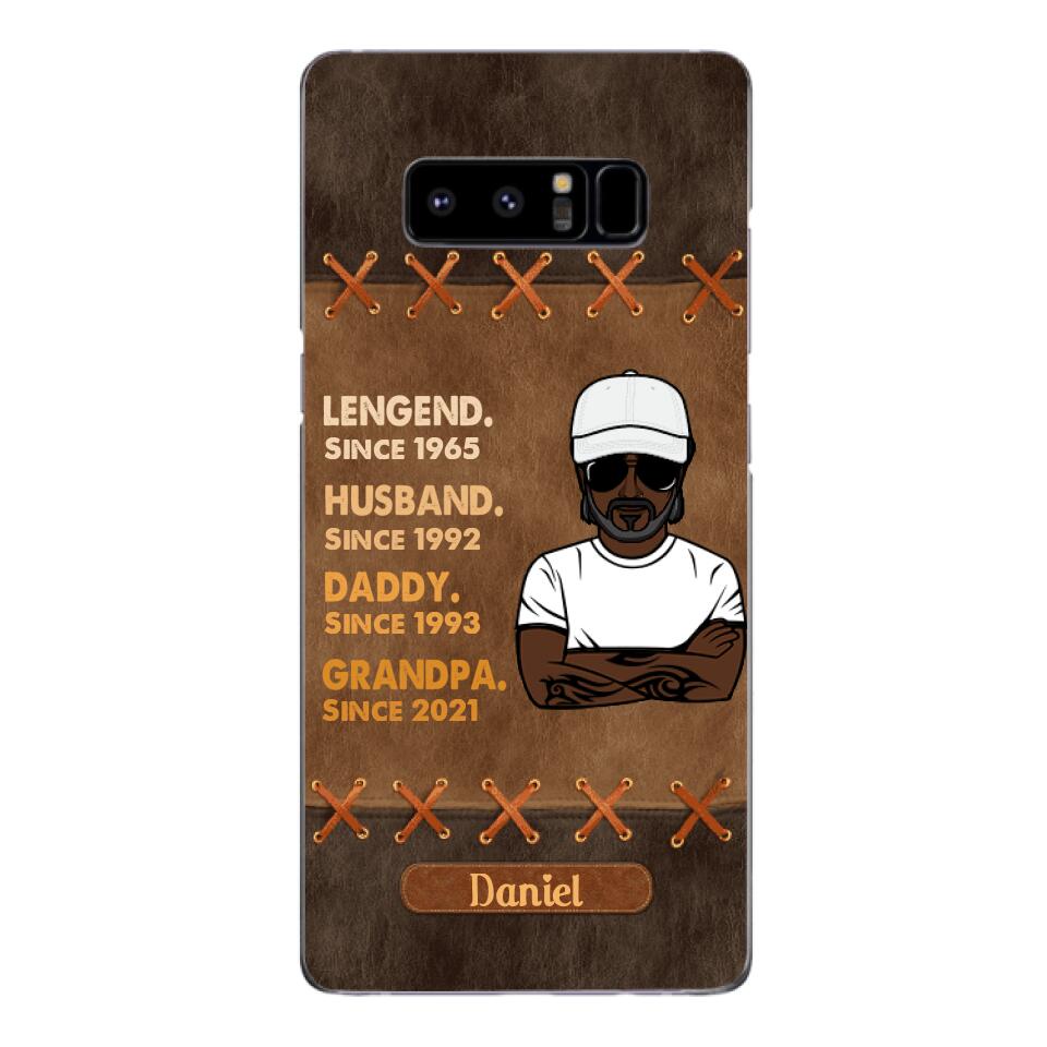 Personalized Legend. Husband. Daddy. Grandpa. Phone Case Printed 22MAY-HC05