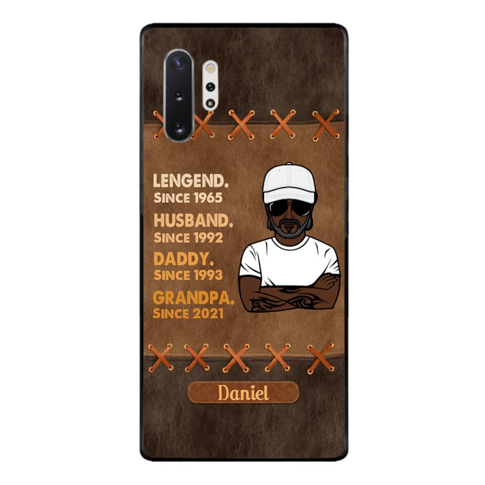 Personalized Legend. Husband. Daddy. Grandpa. Phone Case Printed 22MAY-HC05