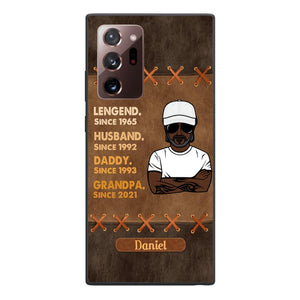 Personalized Legend. Husband. Daddy. Grandpa. Phone Case Printed 22MAY-HC05