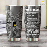 Personalized Australian Veterans Tumbler Printed 22MAY-HQ06