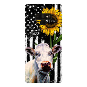 Personalized Cow Lover Phone Case Printed 22MAY-HQ07