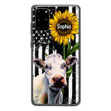 Personalized Cow Lover Phone Case Printed 22MAY-HQ07