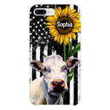 Personalized Cow Lover Phone Case Printed 22MAY-HQ07