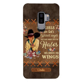 PERSONALIZED COWGIRL ARE GOD'S WILDEST ANGELS HATS FOR HALOS HORSES FOR WINGS PHONECASE QTHC0905