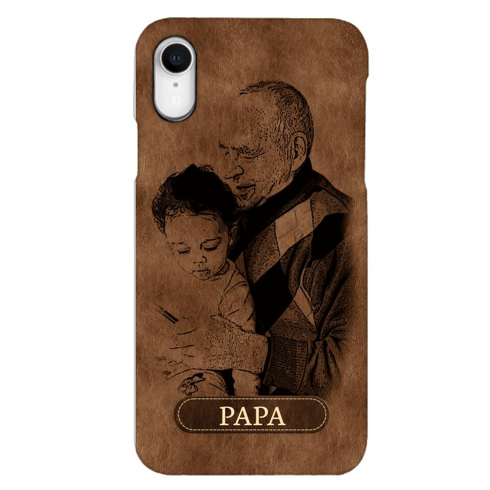 Personalized Grandpa Kid Phone Case Printed 22MAY-DT18