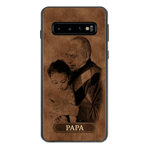 Personalized Grandpa Kid Phone Case Printed 22MAY-DT18