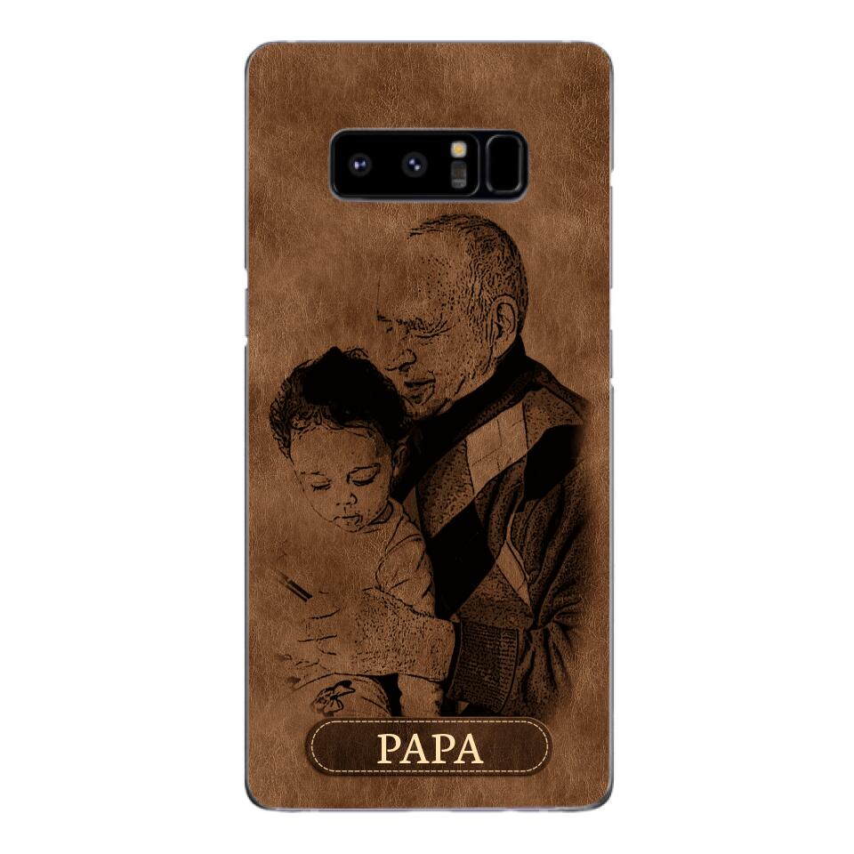 Personalized Grandpa Kid Phone Case Printed 22MAY-DT18