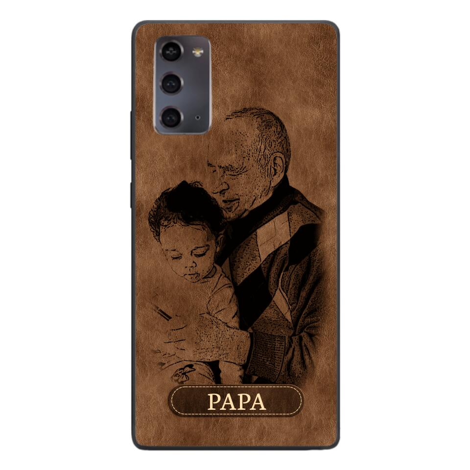 Personalized Grandpa Kid Phone Case Printed 22MAY-DT18