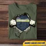 Personalized Austrian Firefighter Tshirt Printed 22MAY-HQ31