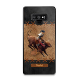 Personalized Cattle Riding Upload Photo Phonecase QTHC3105