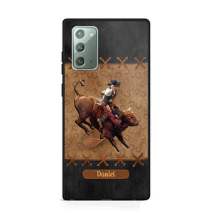 Personalized Cattle Riding Upload Photo Phonecase QTHC3105